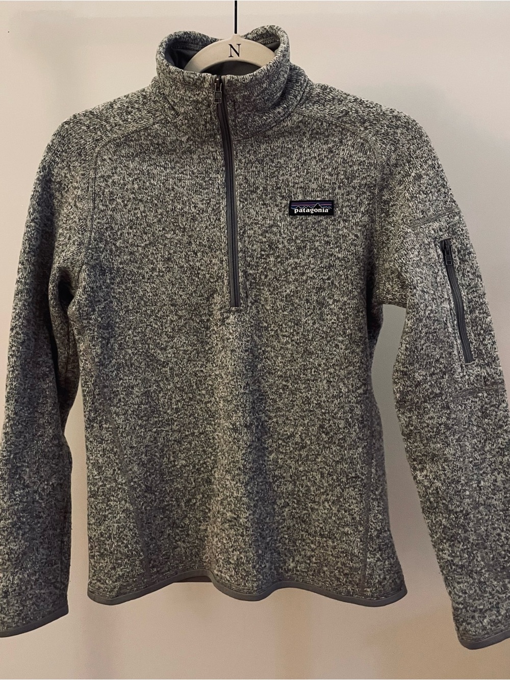 Patagonia Better Sweater 1/4-Zip Fleece, Gray Heather